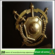 Золотая эмблема эмблема 3D эмблема металл 